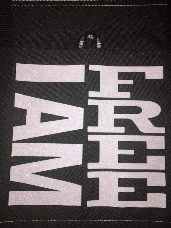 Juneteenth -FREE SQ. Tote Black and White