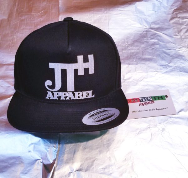 Juneteenth Apparel - JTH Apparel Hat Black Sliver