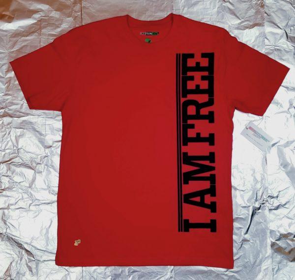 Juneteenth Apparel -Black and red sideline shirt